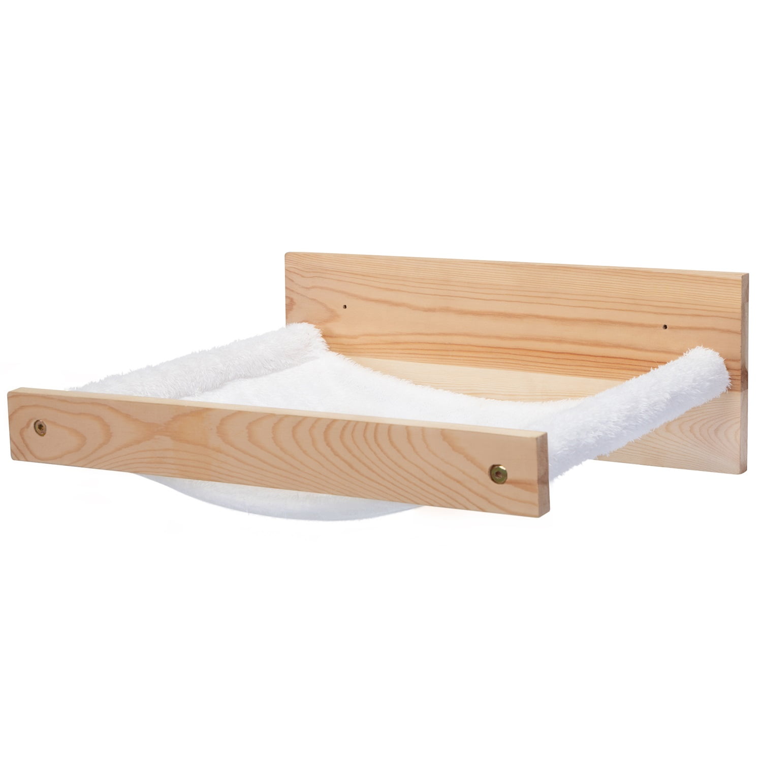 Pefilos 16" Cat Hammock for Wall Mounted, Cat Shelves and Perches for Wall, Cat Wall Bed Furniture, Cat Shelf for Sleeping Cat Window Perch, Kitty Furniture Climbing, White Pefilos 16" Cat Hammock for Wall Mounted, Cat Shelves and Perches for Wall, Cat Wall Bed Furniture, Cat Shelf for Sleeping Cat Window Perch, Kitty Furniture Climbing, White