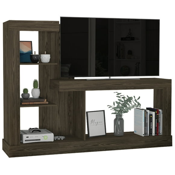 Mueble Mesa Minotti P/ Tv 55pulg Coñac Madera Excelsior