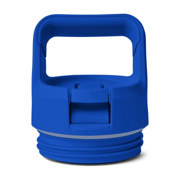 Tapa con pajilla para botella YETI Rambler, azul real, a prueba de fugas