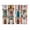 Multicolor, variant on Puerto Rico Kitchen Curtains 63 Inch Length, Vintage Boho Style Door Gates Grommet Top Bedroom Living Room Curtains, Light Filtering Cafe Curtain Drapes 2 Panels Set 84''x63''