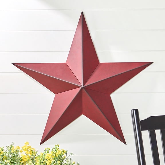 30" Red Star Wall Decor