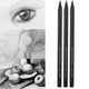 thumbnail image 4 of Herramienta 3 Uds Lápiz De Dibujo De Carbón Puro Profesional Duro/medio/suave Juego De Dibujo De Pluma De Carbón Sin Madera, 4 of 7