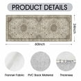 thumbnail image 4 of Washable Kitchen Runner Rug 2x5 ft, Non Slip Soft Low Profile Kitchen Rug with PVC Backing, Vintage Distressed Medallion Oriental Rug for Kitchen Sink, Hallway & Laundry Room, 4 of 6