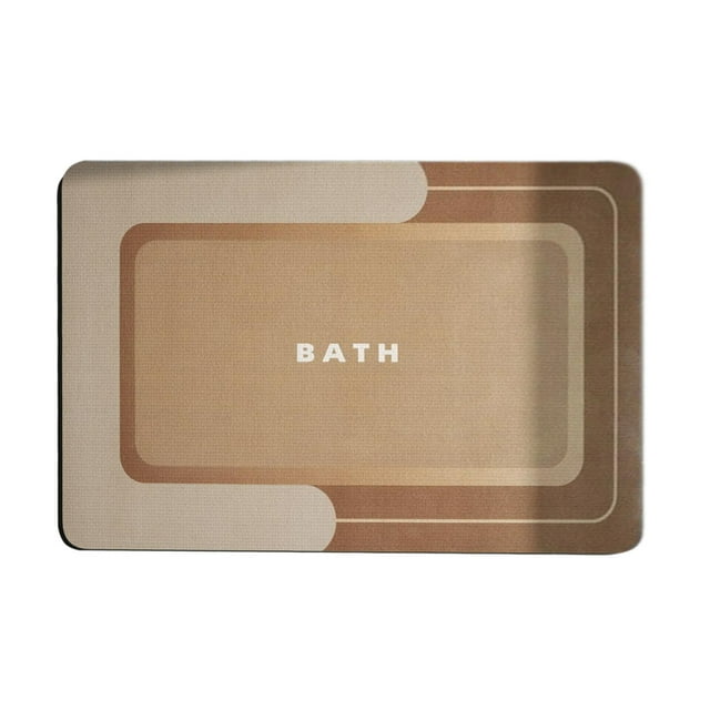 Home Non-Slip Mat Super Absorbent Quick-Dry Rug Ultra Absorbent Non-Slip Bathroom Mats 40*60cm Rubber Floor Mats for Tub & Sink Area