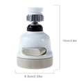 thumbnail image 3 of Boquilla de filtro de grifo Booster de ducha Filtro de hogar Boquilla de ahorro de agua de cocina doméstica AweSitey HA4951-00*2, 3 of 6