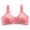 Pink, variant on asdoklhq Sports Bras for Women Plus Size,Woman's Solid Color Bowknot Hollow Out Bra Underwear