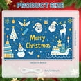 thumbnail image 2 of Festive Holiday Banner Merry Christmas Decoration Colorful Elements Winter Scene for Holiday Party Indoor Decoration Family Gathering, 2 of 9