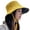 Yellow, variant on AURORA TRADE Women Beach Hat Packable Large Brim Floppy Sun Hat Reversible UPF 54 Beach Sun Bucket Hat