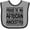 Heather and Black, variant on Inktastic Black History Proud African Ancestry Boys or Girls Baby Bib