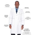 thumbnail image 3 of Landau Men's Full-Length Lab Scrub Coat, 3 of 5