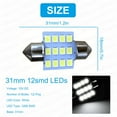 thumbnail image 4 of 14pcs White LED Interior Light for 2007-2014 GMC Yukon Chevy Tahoe Suburban--IVBDQV, 4 of 13