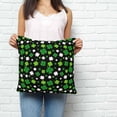 thumbnail image 2 of St Patricks Day Pillow Covers 26x26 Inch Decorative Throw Pillow Cover, Spring Farmhouse Country Green Shamrock Sofa Pillowcases Accent Cushion Case Home Decor Bedroom Living Room, 2 of 6