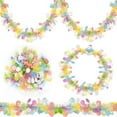 thumbnail image 5 of Pastel Easter Garland - Resilient Plastic Decor with Tinsel & Confetti, 2m Long for Festive Decorating, 5 of 9