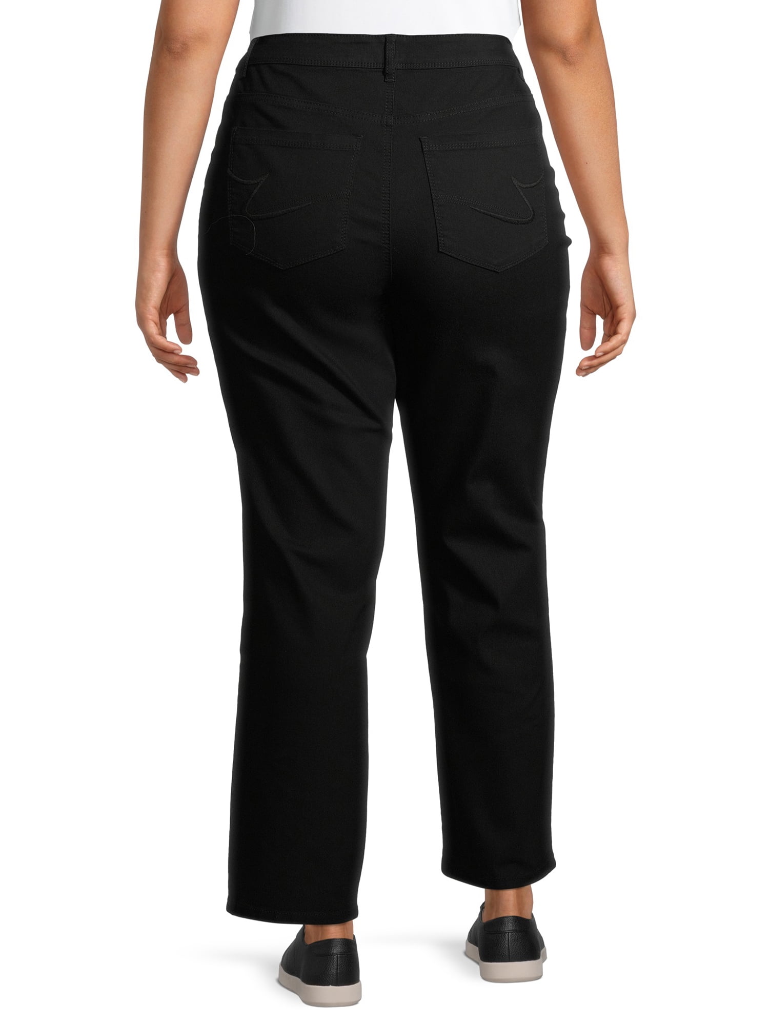 A3 Denim Women's Plus Size Straight Leg Jeans