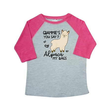 

Inktastic Grammie s You Say Alpaca My Bags Gift Toddler Boy or Toddler Girl T-Shirt