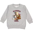 thumbnail image 2 of Inktastic Farmer Girl with Happy Farm Animals Toddler Sweatshirt, 2 of 4
