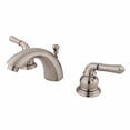 thumbnail image 5 of Elements Of Design ES2957 Double Handle 4" To 8" Mini Widespread Bathroom Faucet - Chrome, 5 of 7