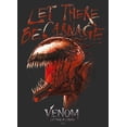 thumbnail image 2 of Women's Marvel Venom: Let There be Carnage Red  Graphic Tee Black 2X Large, 2 of 4