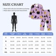thumbnail image 4 of Disketp Cute Halloween for Pajamas Set Long Sleeve Sleepwear Mens Button Down Nightwear Pj Sets-XX-Large, 4 of 7