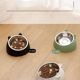 thumbnail image 5 of Cuenco para perros y gatos con base antideslizante elevada de 15 grados para cachorros, comedero para agua potable para gatos, cuello inclinado y protector, accesorios para cuencos para mascotas, 5 of 5