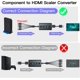 thumbnail image 3 of KSRplayer Convertidor de Componente a HDMI con Escalador – Adaptador YPbPr a HDMI para PS2, NGC, Xbox, Wii, Incluye Cables HDMI y de Componente, RGB a HDMI para Consolas Antiguas (Mujer), 3 of 7