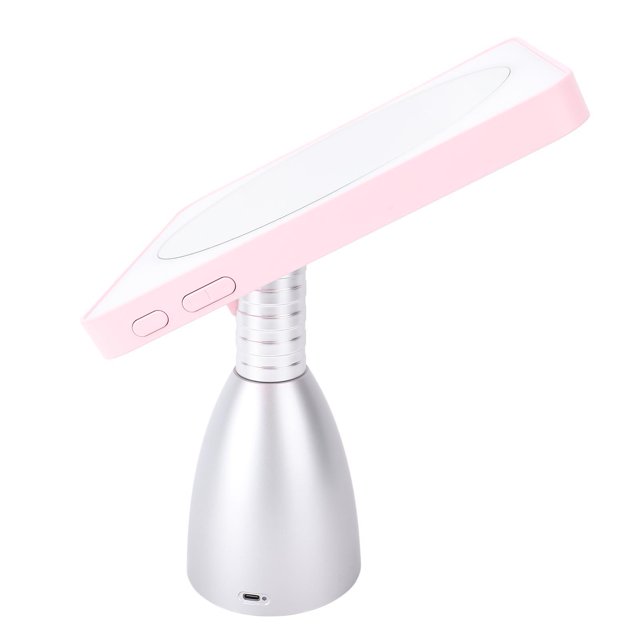 Miroir de Maquillage Éclairé, Table Lumineuse à DEL avec Écran Tactile, Miroir Cosmétique de Voyage Portable, Miroirs de Coiffeuse de Bureau à DEL à 3 Températures de Couleur et Angle Ajustable pour la Maison et le Voyage