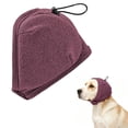 thumbnail image 2 of Soft Dog Calming Hoodie, Dog Cat Ears Muffs for Bath Noise Protection Calming Cold Weather an xiety Relief, Large Adjustable Top for Grooming Bathing Fireworks an d Travel, 2 of 9