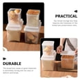 thumbnail image 4 of SHISUYAN 2pcs Transparent Bread Storage Box Bread Container Kitchen Bread Cheese Holder, 4 of 8
