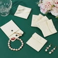thumbnail image 4 of 12 Pcs Velvet Jewelry Pouches with Snap Button PapayaWhip Velvet Jewelry Storage Bags Small Velvet Gift Bags, 4 of 9