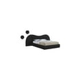 thumbnail image 2 of Meridian Furniture Everest Black Boucle Fabric King Bed, 2 of 7