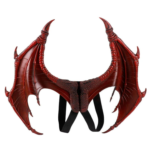 Decoración 3D para Halloween, mascarada, fiesta, Navidad, disfraces, Pascua rojo