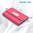 thumbnail image 4 of Business Card Holder. Pu Leather Slim Business Card Case - Business Card Holder Gift, 4 of 5