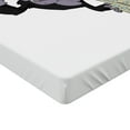 thumbnail image 2 of Ambesonne Animal Fitted Sheet, King Monkey Cartoon, Twin XL Size, Beige Black and Red, 2 of 3