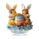 thumbnail image 3 of Estatua de conejo de Pascua con forma de huevo de colores Strade Fareast Limited Estilo B, 3 of 8