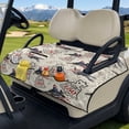 thumbnail image 3 of Pzuqiu 2-Person Quilted Golf Cart Seat Cover With 4 Pockets - Non Slip Universal Fit Patriotic Pattern Protector For Golfers, 3 of 9