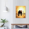thumbnail image 4 of COMIO Love Wall Art Valentine's Day Romantic Gift Artwork Poster Decoration Painting Waterproof Canvas Wall Living Room Decoration Gift Bathroom Bedroom Decor, 4 of 5