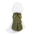 thumbnail image 2 of XWSHYW Ropa para Mascotas para Gatos Ropa para Mascotas, Cortavientos Europeo y Tricolor, Ropa para Perros Pequeños, 2 of 5