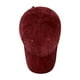 thumbnail image 4 of Gorra de béisbol unisex de pana - Textura suave, visera, correa ajustable - Informal/para actividades al aire libre, 4 of 8