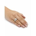 thumbnail image 3 of PalmBeach Jewelry 1.80 TCW Baguette Cut Cubic Zirconia Channel-Set Ring in Platinum-plated Sterling Silver, 3 of 5