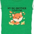 thumbnail image 4 of Inktastic My Big Brother Loves Me Little Fox Boys or Girls Baby Bodysuit, 4 of 5