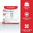 thumbnail image 2 of All-Health Wound Care Kit & First Aid Supplies, 40 pieces | Suitable for small to medium size wounds, professional use for cars, home, camping, hiking, etc., 2 of 4