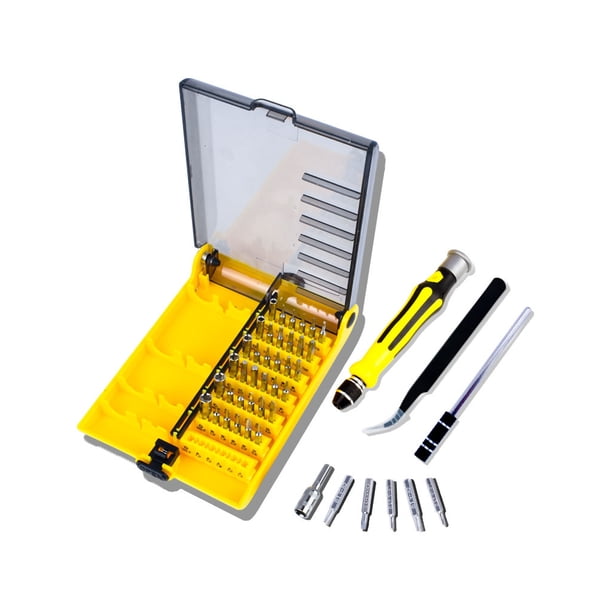 PAQUETE DE 45 Destornillador Set de bit 45 en 1 Reparación de precisión Tornillo de precisión Kit portátil profesional profesional multifuncional Advancent TO001184-00B