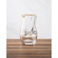 thumbnail image 3 of Classic Touch Decor Glass Pitcher with Gold Design, 9", 3 of 3