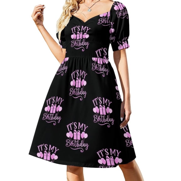 It's My Birthday Happy Birthday To Me Sleeveless Dress sexy dress for women evening dress women