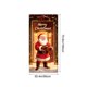 thumbnail image 2 of Decoraciones de Navidad Interior 35 X 71 Pulgadas Marco de Puerta de Navidad - Patrón de Santa Claus - Decoración de Puerta de Navidad - Decoración de Fiesta Del Festival, 2 of 6