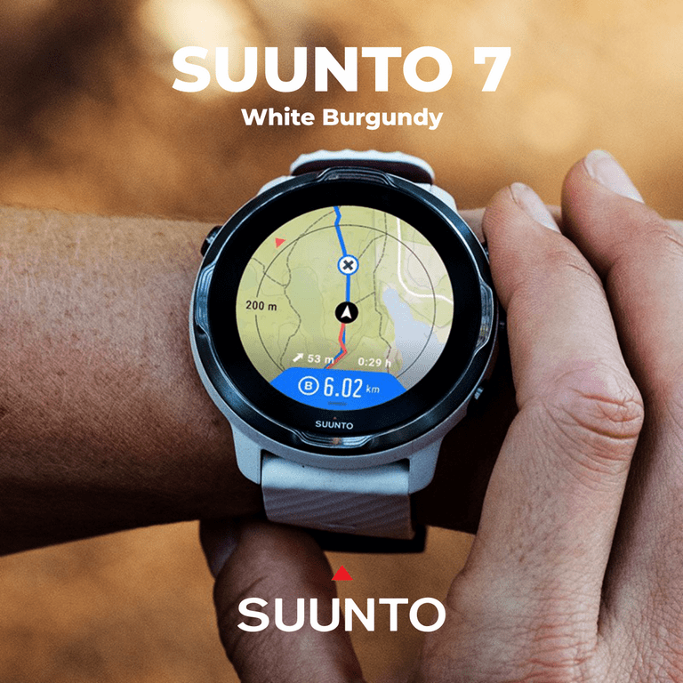 Suunto 7 Graphite Limited Edition GPS Sports Smart Watch, White ...