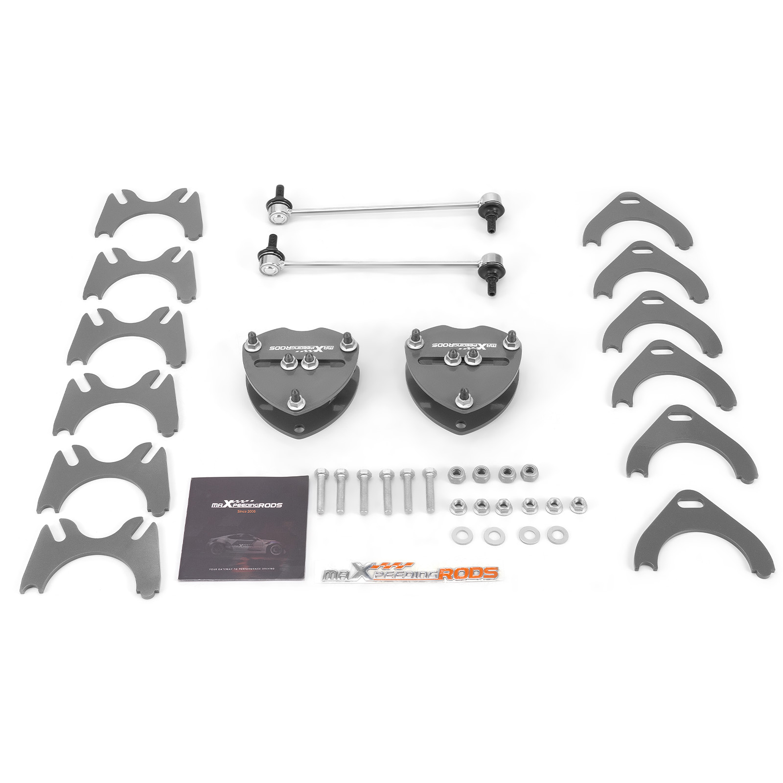 Maxpeedingrods Front 2" + Rear 1.5" Leveling Lift Kit fit For Honda Ridgeline 2017-2023 Spacer