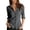 Dark Gray, variant on Admvng Women's Linen Tops Button-Down Shirt Roll-Up Sleeve Casual Blouse