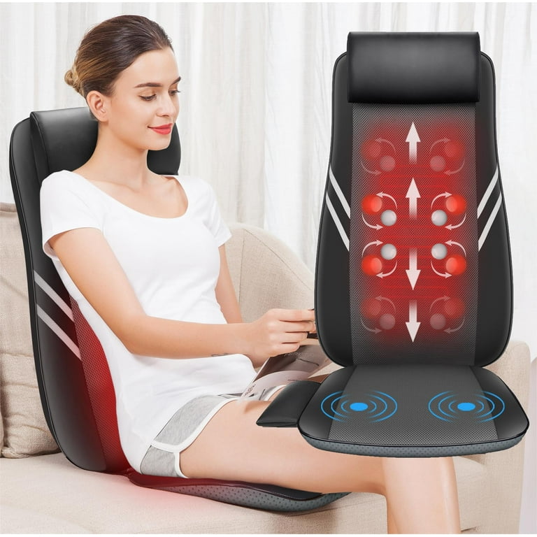 Snailax Shiatsu Neck Back Massager with heat, Full Body Seat
