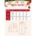 thumbnail image 3 of ANLIQI Matching Christmas Pajamas for Couples Plaid Flannel Loungewear, Super Soft & Warm with Pockets(DR_S), 3 of 6
